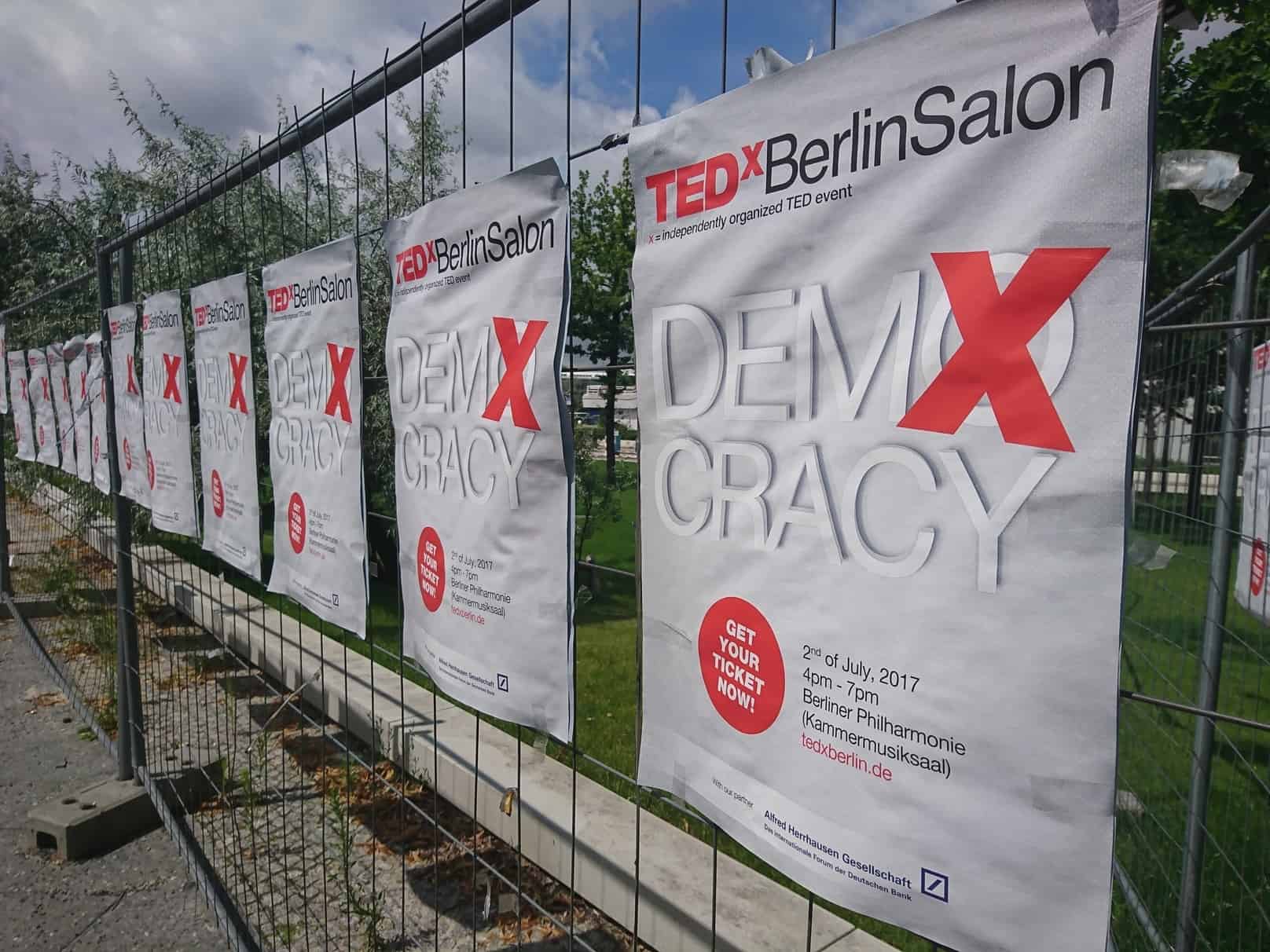 Poster of TEDxBerlinSalon Democracy