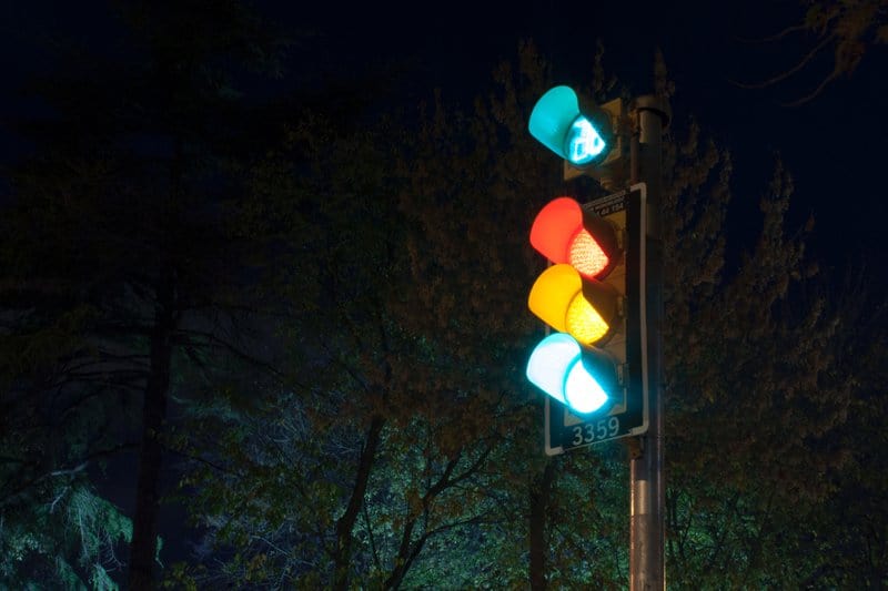 Traffic Light Colors Representing Psychology