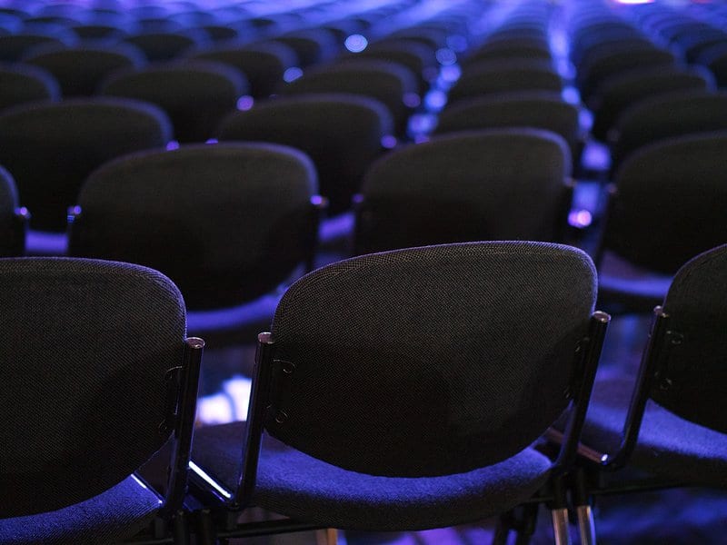 empty conference chairs